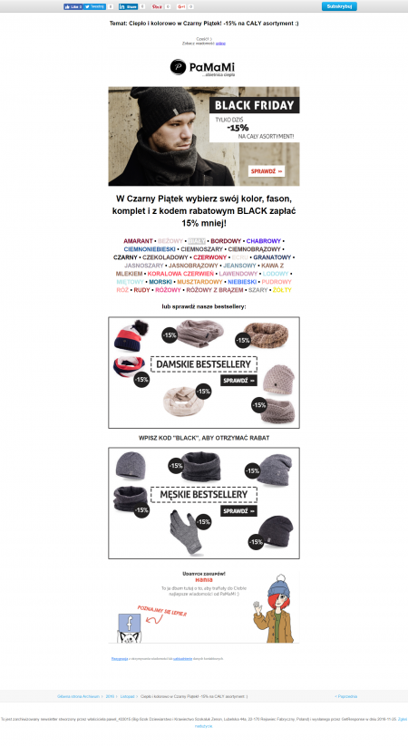 Czarny Piątek (Black Friday) - e-mail marketing
